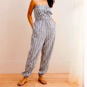 Aerie Striped Jumpsuit